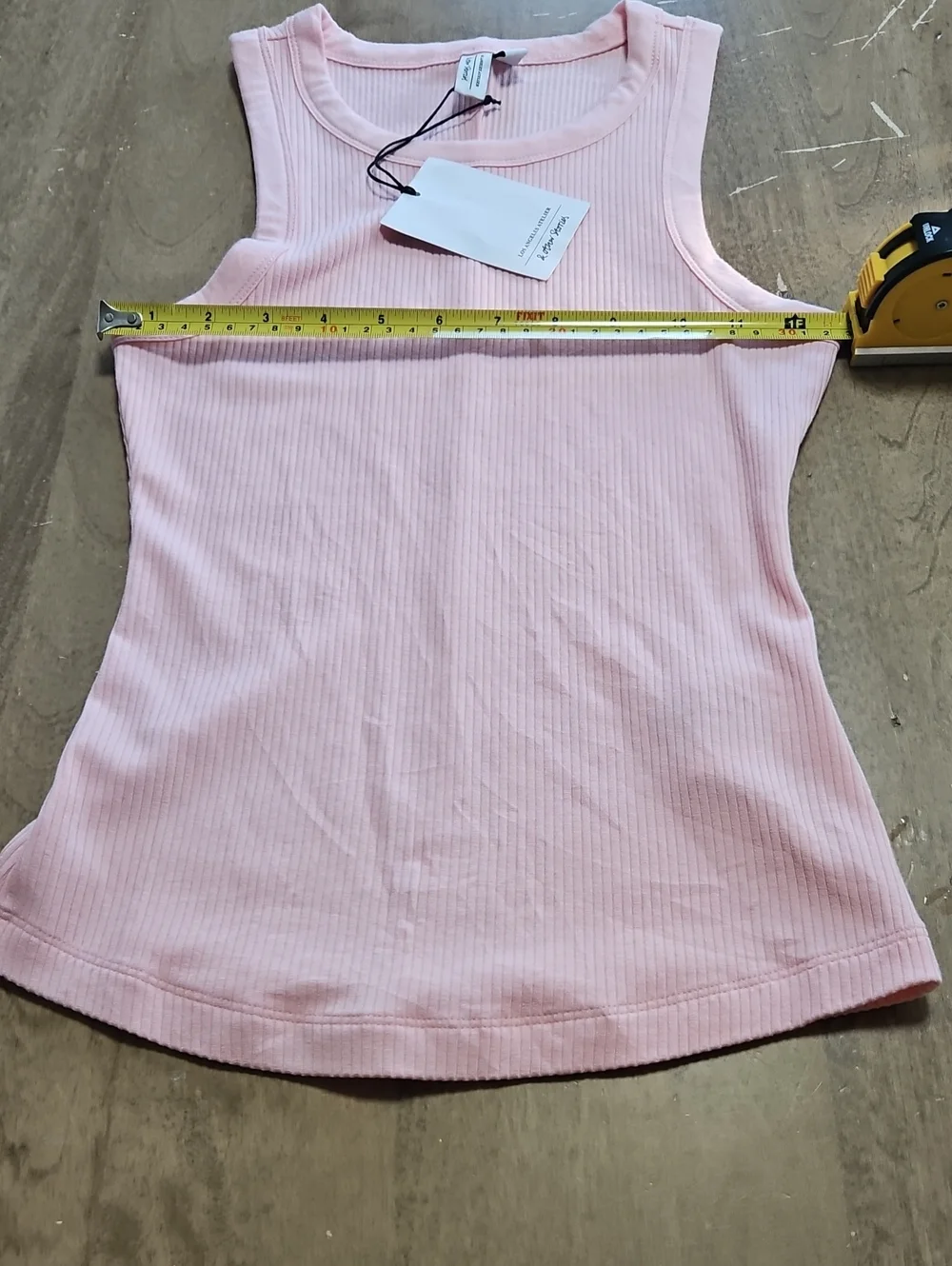 & Other Stories Pink Ribbed Tank Size XS - Picture 4 of 10